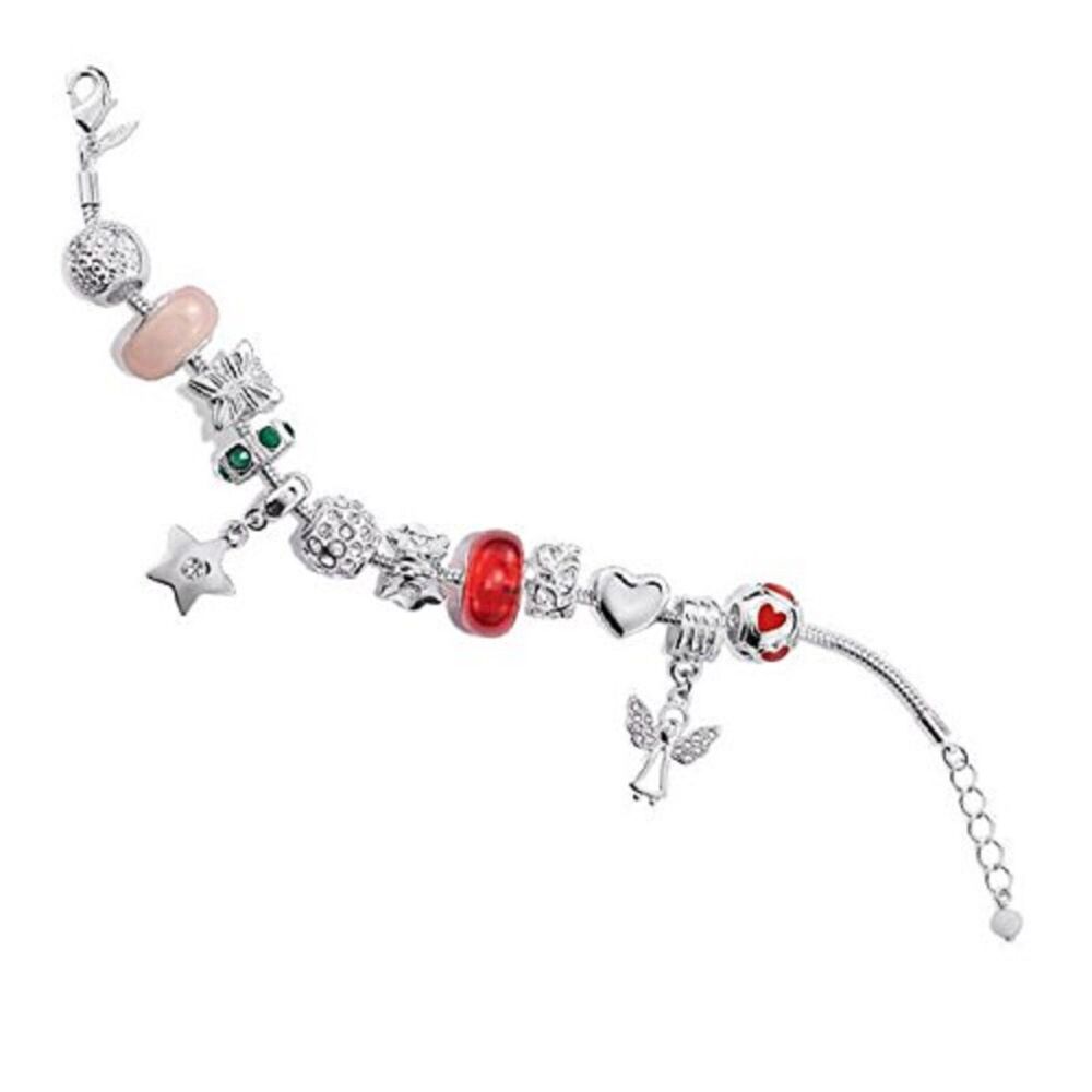 Cherished Memories Bracelet Set 12 Charms Angel Butterfly Star New Gift Boxed